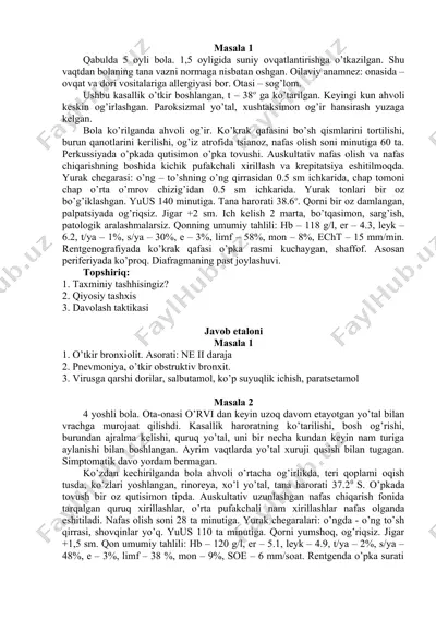 o’tkir brоnхiоlit — DOCX