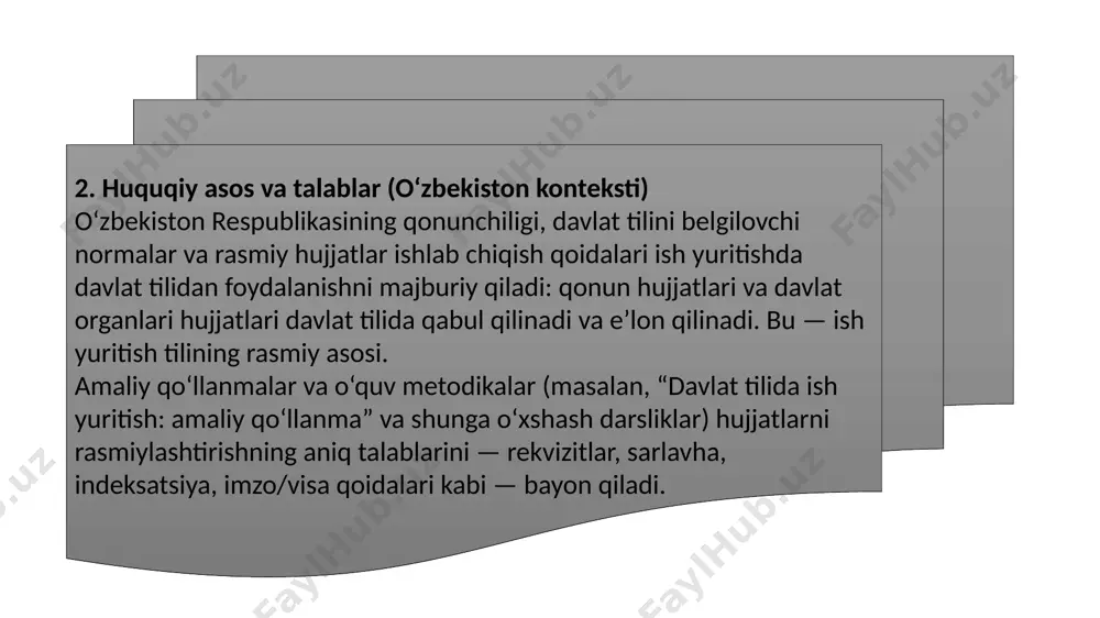 adi. ijrochi va nazorat: kim bajaradi, muddat qachon. imzo: mas’ul shaxsning lavozimi va imzosi. image1.jpeg image2.jpeg /docprops/thumbnail.jpeg