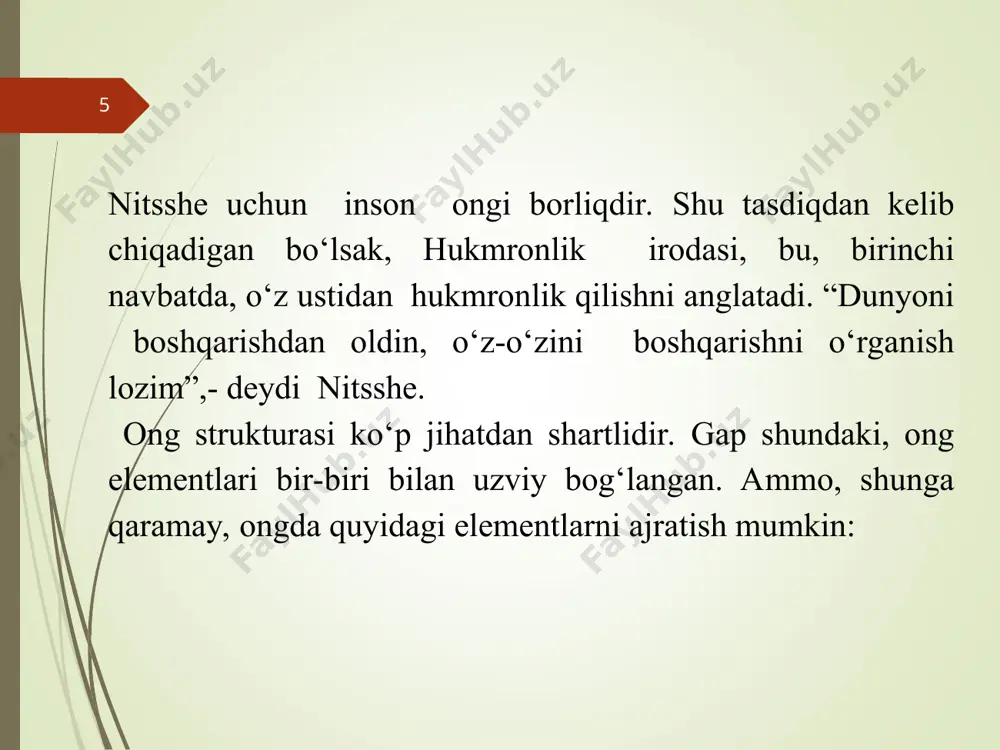 s – ta`limot, fan so`zlaridan kelib chiqqan. so`zma-so`z ma`nosi - «bilish haqidagi ta`limot (fan)», «ong haqidagi ta`limot (fan)» * * bilish nima? bilish – moddiy olamning inson ongida in’ikos etish jarayonidir, aniqrog‘i, bilish oddiy mexanik holdagi aks etish bo‘lmay, balki ob’ektiv olamdagi narsa-xodisalarning inson miyasida umumlashtirilgan, abstraktlashgan holdagi, ilmiy tushunchalar shaklida aks etishdir. dunyoning moddiyligini va uning rivojlanish qonunlarining inson ongida in’ikos etishni e’tirof qilish ilmiy falsafa bilish nazariyasining asosidir * masalan, nemis fiziologi gelmgolsning ilgari surgan simvollar nazariyasiga muvofiq, inson avvalo o‘z sezgirlarida tashqi olamni yaratadi. o‘z sezgilarini narsa, xodisaga aylantiradi, keyin esa uni bilishga intiladi. u buyum obrazini buyumning o‘zi bilan tenglashtiradi. sezgi ob’ektiv olam obrazi bo‘lmay, olamning o‘zi bo‘lib qoladi. demak ushbu simvollar nazariyasiga ko‘ra narsa bilan narsaning tasavvuri orasida farq yo‘q. * bilish odam bolasining tug‘ilishidan boshlanadi, tabiat va ijtimoiy muhitga moslashish, unga faol ta’sir o‘tkazish jaroyonida u takomilashib boradi. inson bilimini, unda borliq qanday holda …