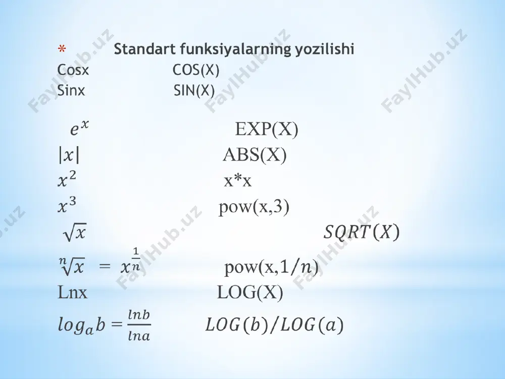 c++ dasturlash tilida hisoblash jarayonlari (chiziqli, tarmoqlanuvchi, takrorlanuvchi) bo‘yicha laboratoriya mashg‘uloti - Page 4