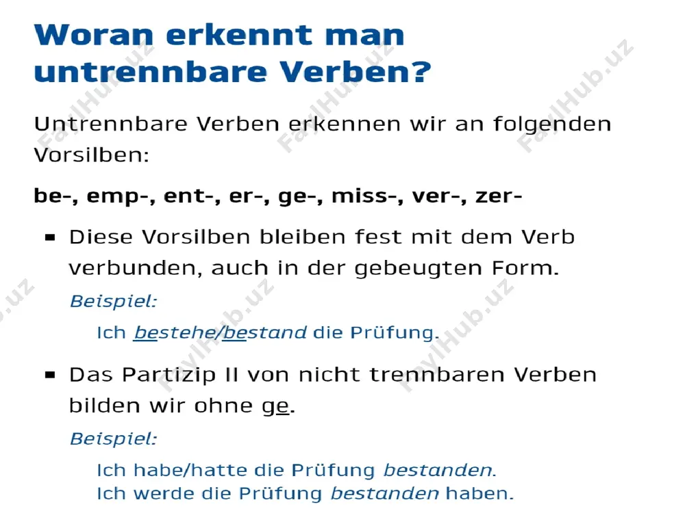 verben, die trennbar und untrennbar sind - Page 4