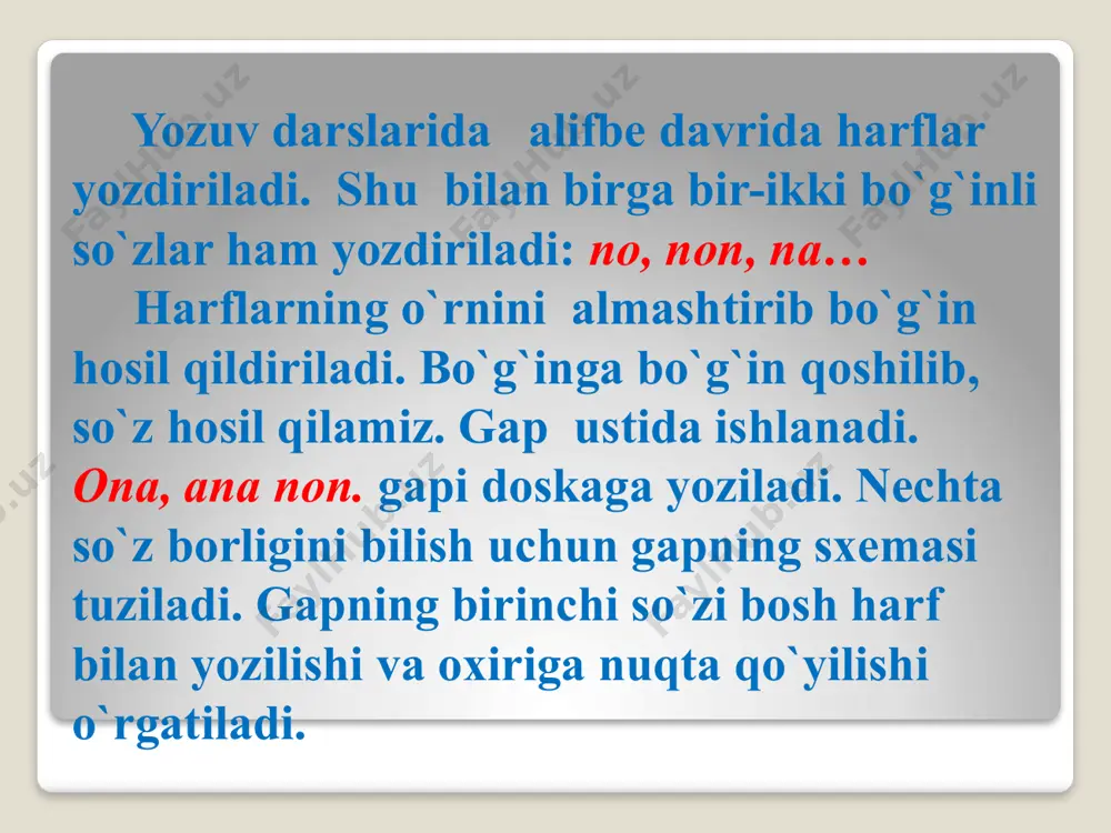 savod o‘rgatish davrida boshlang‘ich yozuvga o‘rgatish - Page 5