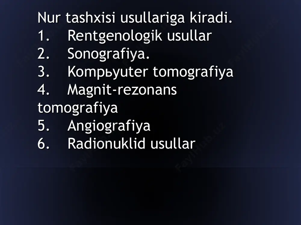 ul rfp ning selektiv yutilishiga asoslangan ba'zi organlar. 1896 yilda a. bekkerel bu uranni aniqladi. ikki yil o'tgach, p. kyuri va m. sklodovska-kyuri bir xil nurlar ular tomonidan kashf etilgan ra va ro ni chiqarishga qodir ekanligini ko'rsatdilar.1934-1936 yillarda irene va frederik joliot-kyuri - sun'iy radioaktivlik tamoyillarini ishlab chiqish. dinamik tsintigrafiya dinamikani o'rganish tanadagi rfpning tarqalishi.vena ichiga yuborilgan rfp in'ektsiyasidan ma'lum vaqtgacha bir qator kadrlarni yozib olish, ma'lumotlarni qayta ishlash va rfp tarqatish egri chiziqlarini chizish. yagona foton emissiya tomografiyasi sintigrafiyaning bir varianti, unda sub'ektning tanasi atrofida aylanadigan detektorli gamma kameradan foydalaniladi. organning qatlam qatlami tasviri hosil bo'lib, rfpning qatlam-qatlam tarqalishini aks ettiradi. pozitron emission tomografiyasi (pet) rfp sifatida ultrashort radionuklidlar (yarim umri bir necha daqiqali) chiqaradigan pozitronlar (uglerod, kislorod, azot, ftor kabi elementlarning izotoplari) ishlatiladi. ushbu elementlar bilan belgilangan rfp organizmning tabiiy metabolitlari bo'lib, metabolizmga kiradi. ushbu radionuklidlar chiqaradigan pozitronlar atomlar yaqinida elektronlar va gamma kvantlari bilan yo'q qilinadi …