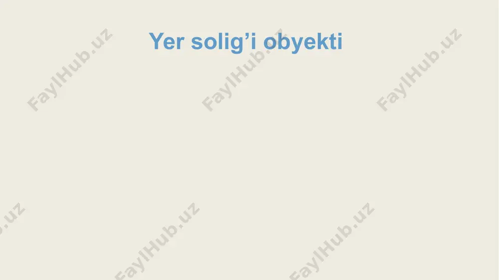dagi urush va mehnat fronti faxriylari tashkil kilgan yuridik shaxslar, bundan savdo, vositachilik, ta’minot-sotish va tayyorlov faoliyati bilan shug’ullanuvchi yuridik shaxslar mustasno. yangi tashkil etilgan dehqon xo’jaliklari – davlat ro’yxatidan o’tkazilgan paytdan boshlab, ikki yil muddatga; yer solig’ini hisobi va to’lash tartibi yer solig’i har yili 1-yanvargacha hisoblab chiqariladi va uning hisob-kitobi davlat soliq xizmati organiga hisobot yilining 15 fevraliga kadar taqdim etiladi. yer solig’i soliq solinadigan baza va belgilangan stavka asosida hisoblab chiqiladi. yil mobaynida yuridik shaxslarda yer uchastkalariga bo’lgan mulk huquqi, egalik qilish huquqi, ulardan foydalanish huquqi yoki ijara huquqi vujudga kelganida (bekor qilinganda), shuningdek ular foydalanayotgan yer maydoni ko’paygan (kamaygan) yoki yer solig’i bo’yicha imtiyozlar huquqlari bekor qilingan (vujudga kelgan) taqdirda, yuridik shaxslar davlat soliq xizmati organiga yer solig’ining aniqlashtirilgan hisob-kitobini yer uchastkasi ajratilgan (olib kuyilgan) yoki imtiyoz huquqlari bekor qilingan (vujudga kelgan) kundan e’tiboran bir oylik muddatdan kechiktirmay taqdim etishlari shart. suv resurslaridan foydalanganlik uchun soliqning …