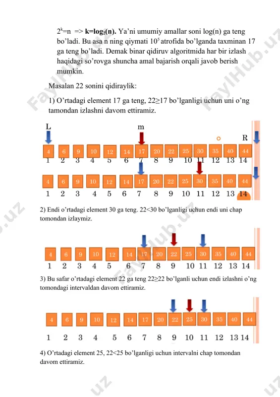 iq bir o’lchamli sonli massiv berilgan. massiv elementlari o’sish tartibida berilgan. keyinm ta son beriladi. bu sonlardan nechtasi berilgan massivda uchrashini topuvchi dasturtuzing. kiruvchi ma’lumotlar birinchi qatorda bitta butun n soni−massiv elementlari soni berilgan(1≤n≤105). ikkinchi qatorda n ta son−massiv elementlari o’sish tartibda bitta probel bilan ajratibberilgan. uchinchi qatorda butun m−so’rovlar soni berilgan(1≤m≤105). keyingi m taqatorda har birida bittadan son−izlanayotgan son berilgan. massiv elementlari vaizlanayotgan sonlar butun va modul jihatdan 109 dan oshmaydi. chiquvchi ma’lumotlar birinchi satrda bitta sonni – so’ralgan sonlardan nechtasi berilgan massivdauchrashini chiqaring. agar hech biri uchramasa 0 chiqaring. misollar № kiruvchi ma’lumotlar chiquvchi ma’lumotlar 1 5 1 4 6 10 20 4 1 25 10 10 3 2-topshiriq bir o’lchamli sonli massiv berilgan. massiv elementlari kamaymaslik tartibida berilgan.keyin m ta son beriladi. sizning vazifangiz har bir element berilgan massivda nechamarta qatnashganligin topish. agar so’rovda berilgan son umuman qatnashmagan bo’lsaso’rovga javob 0 deb olinadi. sizning vazifangiz barcha so’rovlarga …