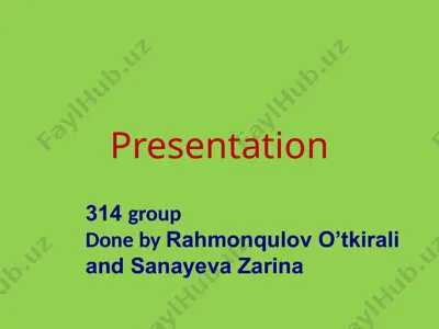 presentation 314group — PPTX