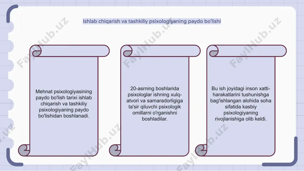 kasb psixologiyasining kelib chiqish tarixi - Page 5