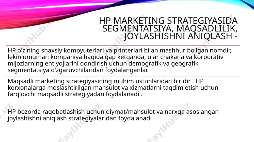 hp marketing strategiyasi - Page 4