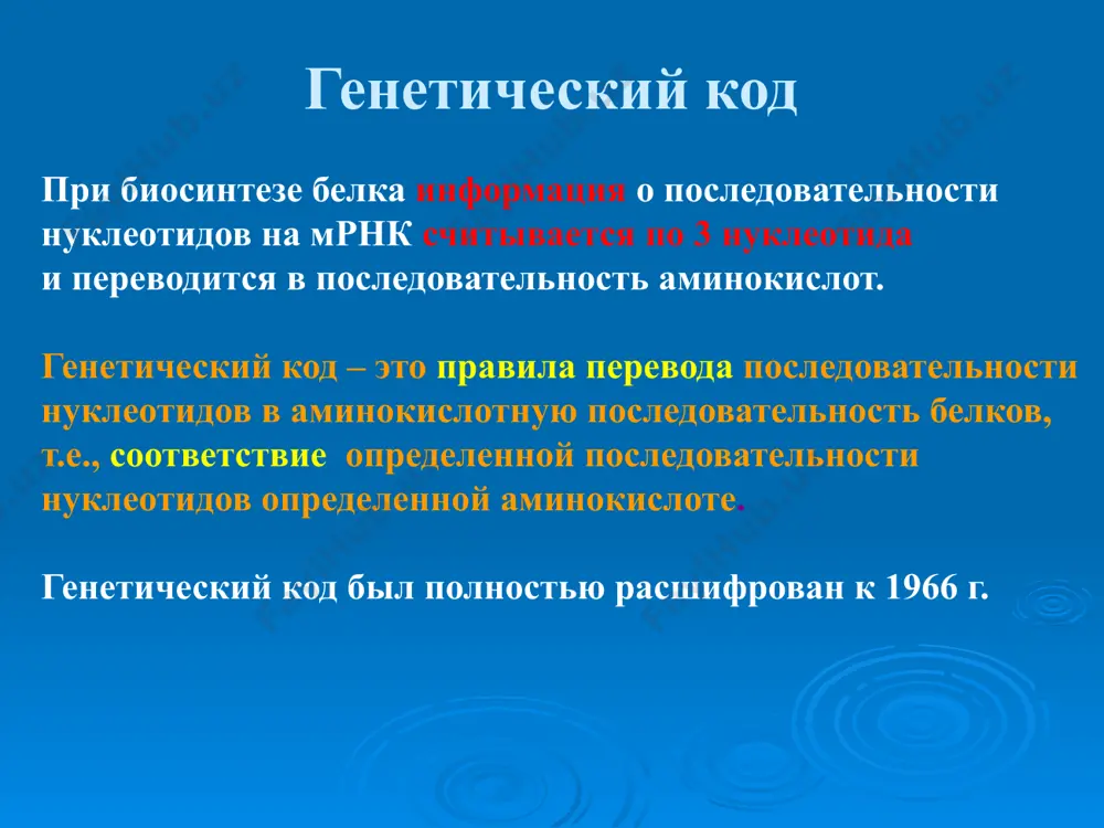 биосинтез белков - Page 5