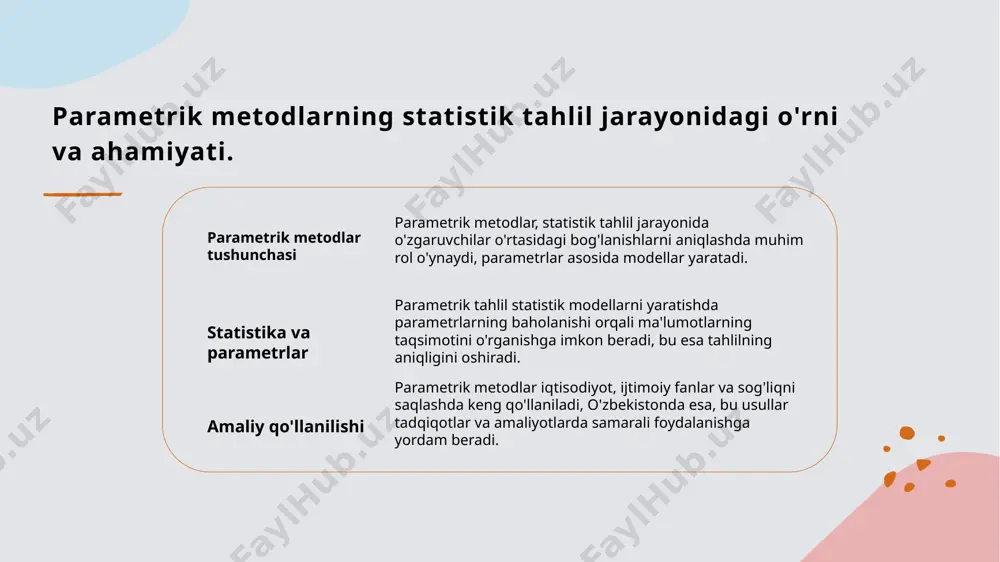 parametrik metodlar haqida tushuncha - Page 5