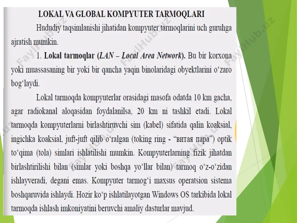 kompyuter tarmoqlari va ularning turlari - Page 4