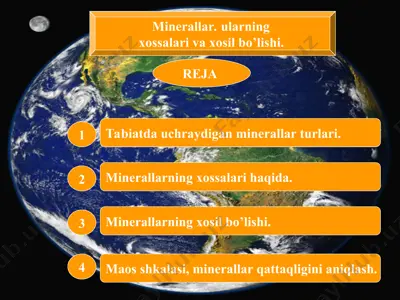 minerallar — PPT