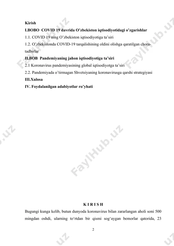 ovnomada butun dunyo bo‘ylab 71 ta yetakchi iqtisodchi va moliyaviy tahlilchilar ishtirok etgan. bu so‘rovnoma joriy yilning 25 fevralidan boshlab o‘tkazib kelinmoqda. 25 mart kuni e’lon qilingan ma’lumotlarga ko‘ra, avvalgi so‘rov natijalariga nisbatan, iqtisodchilar global iqtisodiy prognozlarini yanada pasaytirishgan va jahon iqtisodiyoti tiklanishini sekin sur’atlarda bo‘lishini kutmoqdalar: ekspertlar covid-19 pandemiyasining global iqtisodiyotga ta’siri bundan bir hafta oldin taxmin qilinganidan ham og‘irroq bo‘lishini ta’kidlashgan. 71 ta ekspertning 58 foizi 2020 yilda global yaimning o‘sishini 2 foizli punkt va undan ko‘proq miqdorda kamayishini, ularning to‘rtdan bir qismi esa bu ko‘rsatkichni 3 foizli punktdan ko‘proq miqdorda kamayishini prognoz qilishmoqda. so‘rovda ishtirok etgan iqtisodchilarning yarmidan ko‘pi (56%) koronavirusning jahon iqtisodiyotiga 2020 yildan keyin ham ta’siri bo‘lishi taxmin qilishmoqda. so‘rovda qatnashgan ekspertlarning barchasi kelgusi 12 oy ichida jahon iqtisodiyotida retsessiyani deyarli muqarrar deb baholadi. ularning fikriga ko‘ra, retsessiya kamida 2 chorak davom etadi.ko‘pchilik iqtisodchilar bugungi kunda koronavirusning salbiy iqtisodiy oqibatlarini bartaraf etishda joriy qilinayotgan chora-tadbirlar …