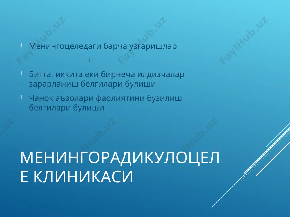 markaziyni nerv sistema rivoylanish nuqsonlari - Page 4