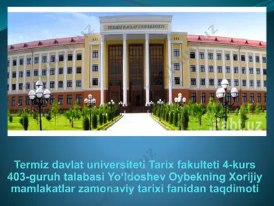 rossiya eng yangi davr tarixi — PPTX