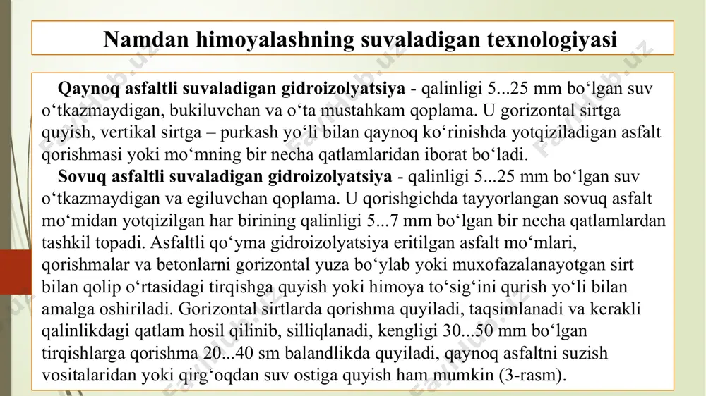 namdan himoyalashning suvaladigan texnologiyasi yutuqlari 3 - Page 5