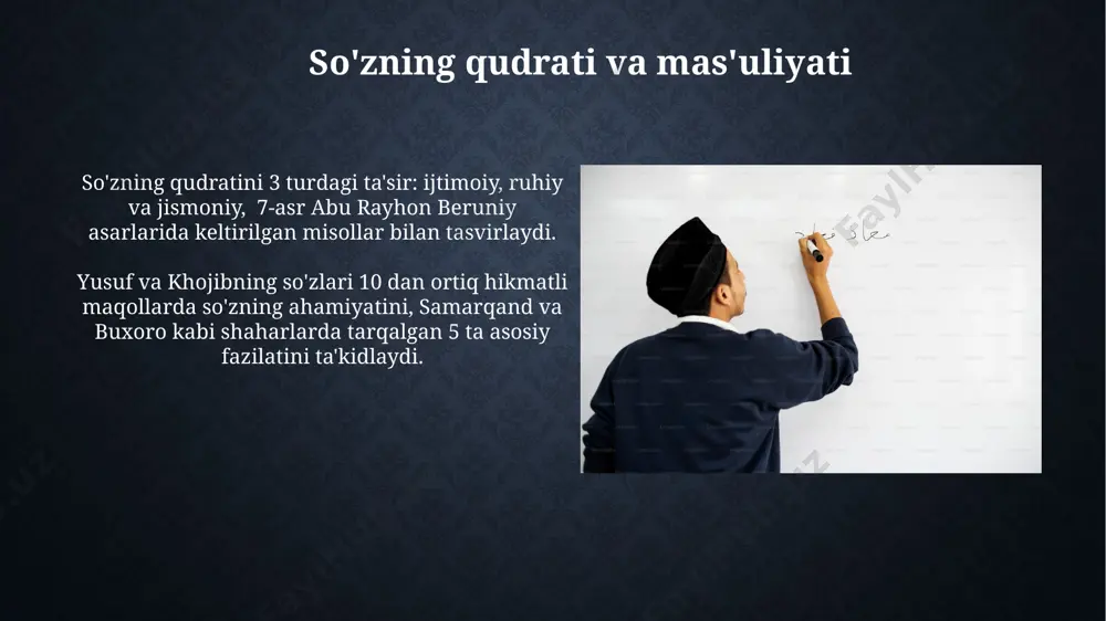 yusuf xos hojib soʻzning fazilatlari - Page 4