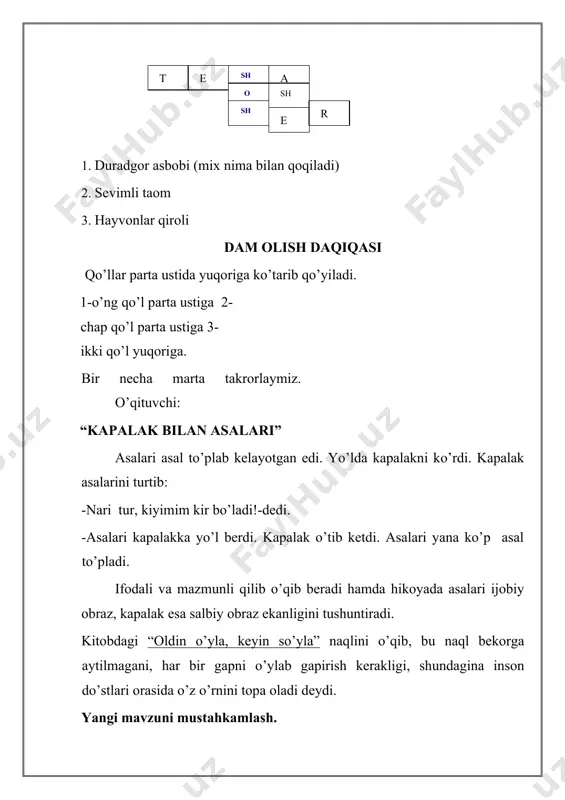 1-sinf alifbe pp tovushi va harfi dars ishlanma - Page 5