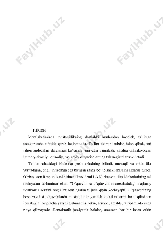 z mavqelarini suiste’mol qilmasliklari juda muhimdir. bu o‘rinda a.s.makarenkoning jamoa faoliga nisbatan «jamoa vijdoni» deya bergan ta’rifini eslab o‘tish joizdir. jamoa faoli birmuncha imtiyozlar (huquqlar)ga ega bo‘lsada, ayni paytda uning o‘ziga ham oshirilgan talablarning qo‘yilishi maqsadga muvofiqdir. jamoaning rivojlanishi bu bosqichda to‘xtab qolishi mumkin emas, chunki faoliyat ko‘rsatayotgan kuch jamoaning bir qismigina xolos. jamoaning rivojlanishi ushbu bosqichda to‘xtatib qolinsa, jamoa faolini guruhning boshqa a’zolari bilan qarama-qarshi qo‘yish havfi tug‘ilishi mumkin. bu bosqichda jamoaning barcha a’zolarining faol faoliyatga o‘tishi zarur sanaladi. jamoa-kishilarning shunday muayyan guruhi bo‘lib, u ijtimoiy ahamiyatga ega bo‘lgan umumiy maqsadni amalga oshirish uchun yo‘naltirilgan faoliyatni tashkil etadi. ushbu guruh a’zolari o‘zaro birlik, a’zolarning munosabatlar jarayonidagi tengligi asosida unga rahbarlik qilish va bir-biriga bo‘ysunishi, shuningdek, jamoa oldidagi javobgarligi asosida muayyan faoliyatni olib boradilar. xi asrdayoq abu ali ibn sino o’zining «tadbiri manzil» nomli ilmiy asarining maxsus «amuzish va parvarishi modrasas farzand» («bolalarni maktabda o’qitish va tarbiyalash») bo’limida o’quvchilarga jamoali …