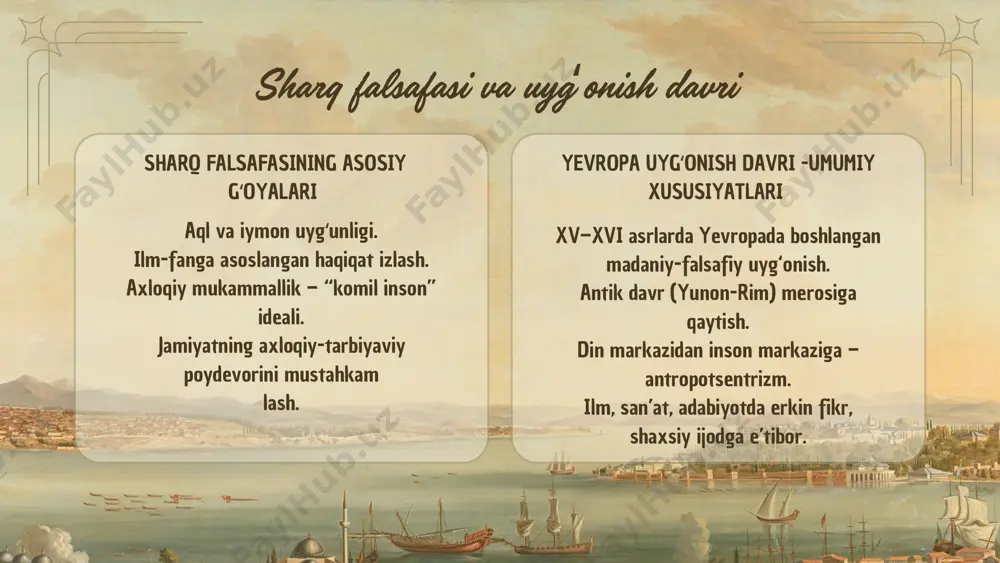 ilk oʻrta asr sharq falsafasi va uygʻonish davri xususiyatlari - Page 4