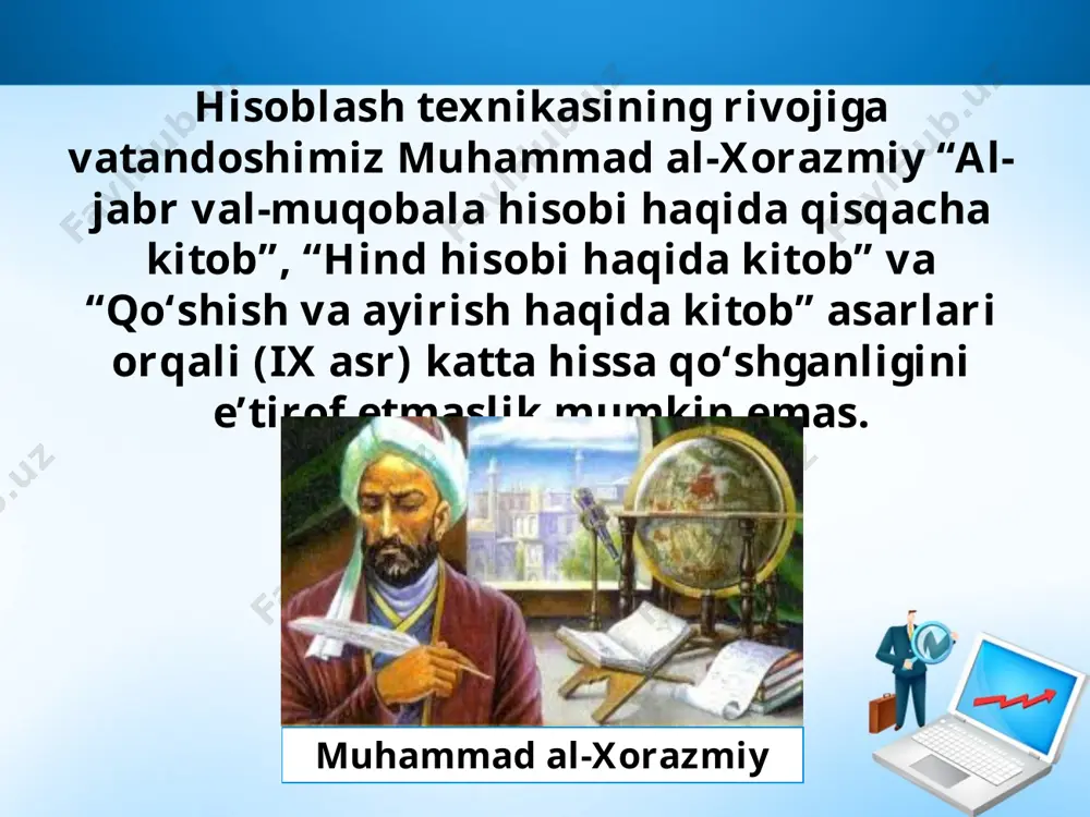 hisoblash texnikasining rivojlanish tarixi 8-sinf - Page 5