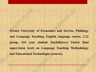 the role of teacher feedback in language development — PPTX