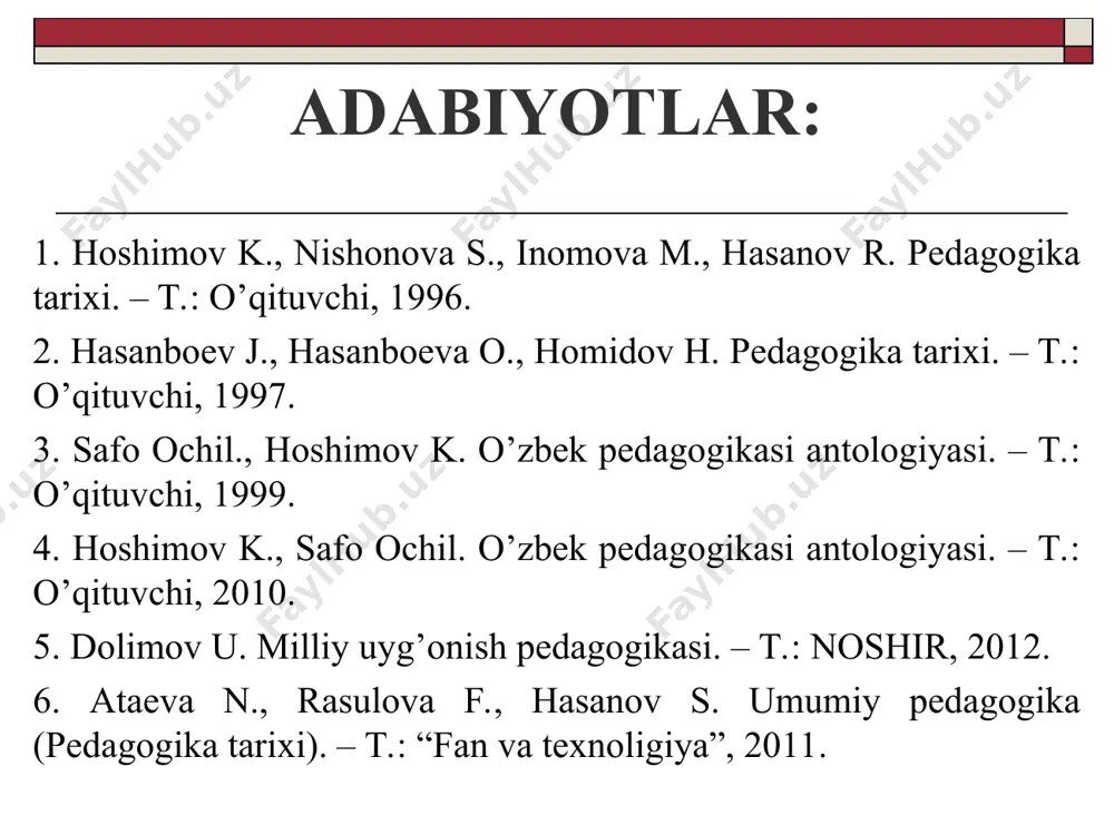 pedagogika tarixi fan sifatida - Page 3