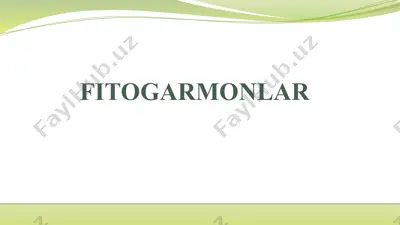 fitogarmonlar — PPTX