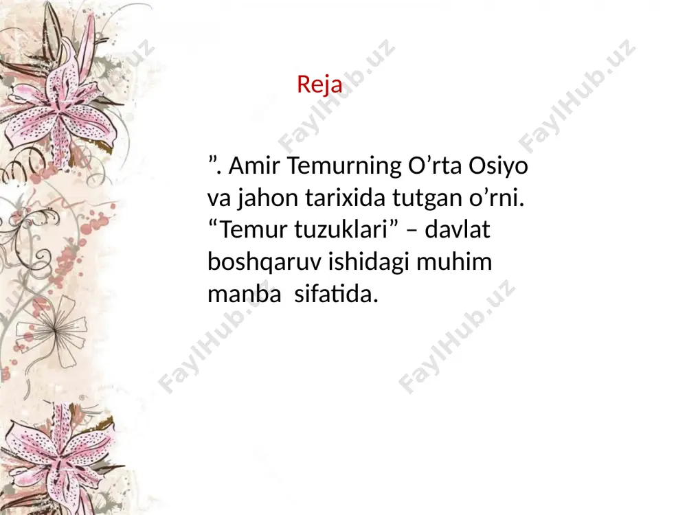 amir temur va temuriylar davrida o'zbek davlatchiligi - Page 2