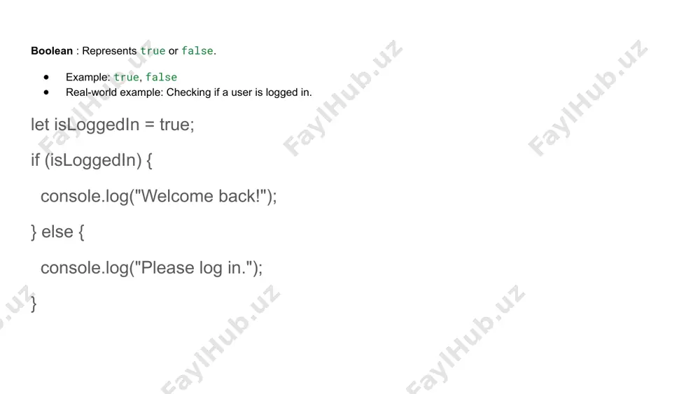 t interfere with other parts of the code. const users = ["alice", "bob", "charlie"]; for (let i = 0; i < users.length; i++) { console.log(users[i]); } // console.log(i); // error: i is not defined