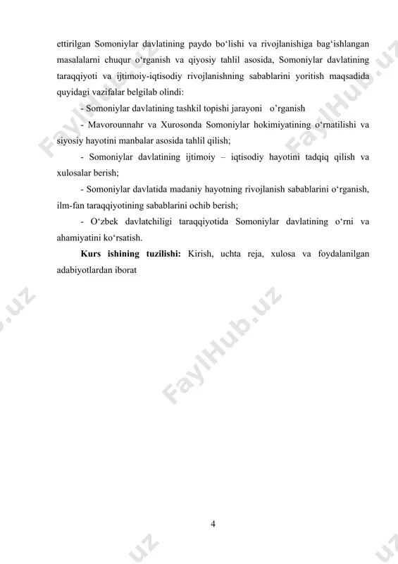 ishida qariyb bir yarim asr davomida movarounnahrda mustahkam imperiya sifatida hukmronlik qilgan somoniylar davridagi shu barqarorlik tarixi haqida ma'lumot berishni maqsad qildik. somoniylar davlatida ix asrning oxirlarida ijtimoiy-siyosiy va iqtisodiy sohalarda muhim o‘zgarishlar yuz bergani va bir necha yillar davomida tinch siyosat va sharoitlar hukmron bo‘lib turgani movarounnahrning asosiy ilmiy markazlaridan hisoblangan samarqand shahrida ilmiy jarayonlarning jonlanishiga zamin yaratdi[footnoteref:3]. samarqandning buyuk ipak yo‘lida joylashgani tijorat, san'at va ilm markazlaridan biriga aylanishiga sabab bo‘lgan. shuni alohida ta'kidlash mumkinki, somoniylar davrida samarqandda nafaqat islom dinining, balki boshqa dinlarning ham ta'lim markazlari faoliyat olib borgan. movarounnahr mintaqasining somoniylar davridagi tarixi haqida birinchilardan bo‘lib muhammad narshaxiy batafsil ma'lumot beradi. muhammad narshaxiyning “buxoro tarixi” kitobi somoniylar davlatining poytaxti – buxoro tarixiga bag‘ishlagan o‘ziga xos qomusiy asardir. xiii asr muallifi sam'oniyning “kitob-ul-ansob” asarida keltirilgan qisqagina ma'lumotga qaraganda, uning to‘liq ismi abu bakr muhammad ibn ja'far ibn zakiriyo ibn xattob ibn sharik bo‘lgan. naslu nasabi buxoro ahlidan, …