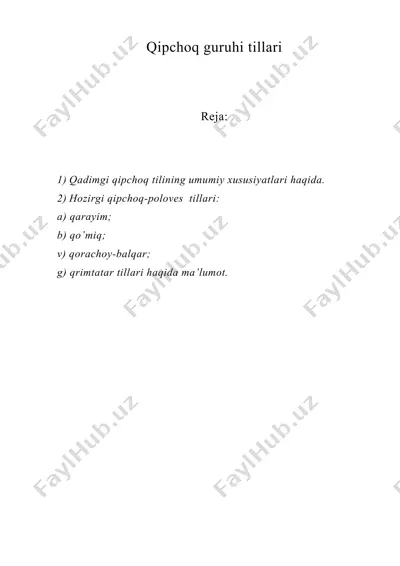 qipchоq guruhi tillаri — DOC