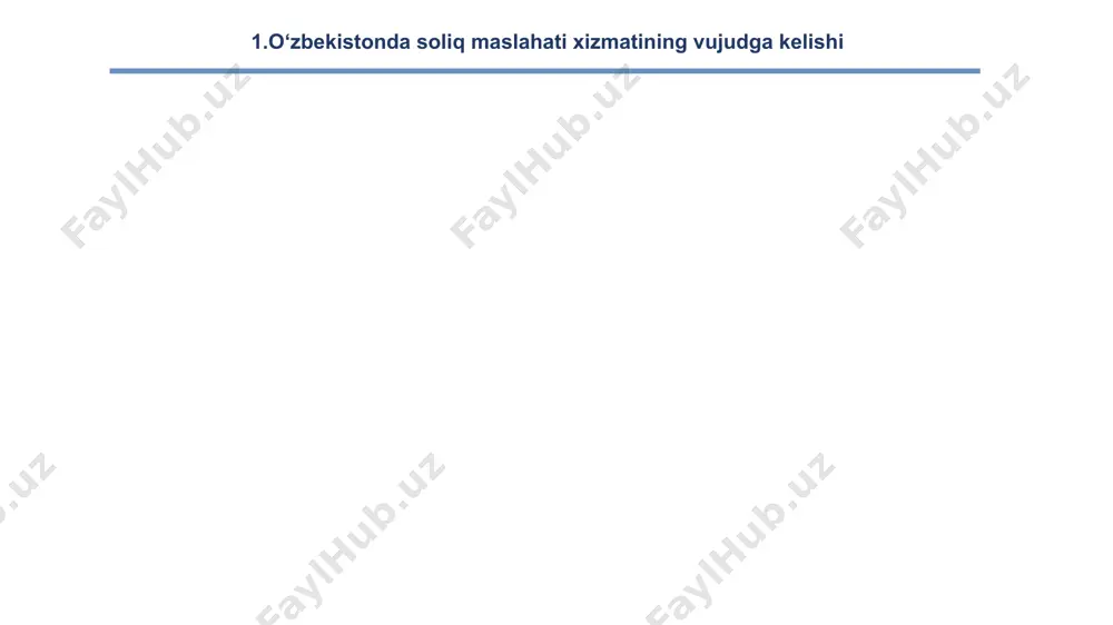 o‘zbekistonda soliq maslahati institutining shakllanishi - Page 3