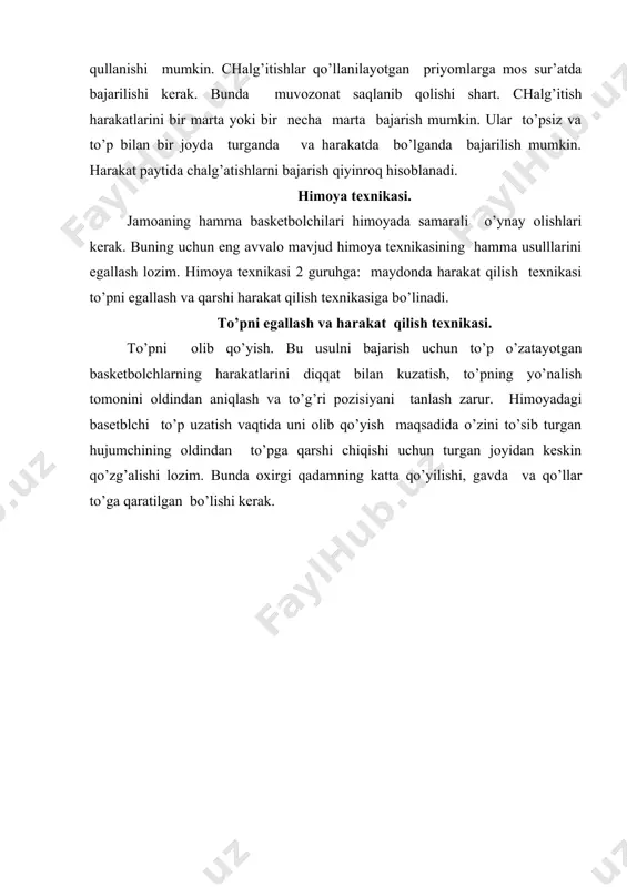 basketbol o’yin texnikasi - Page 5