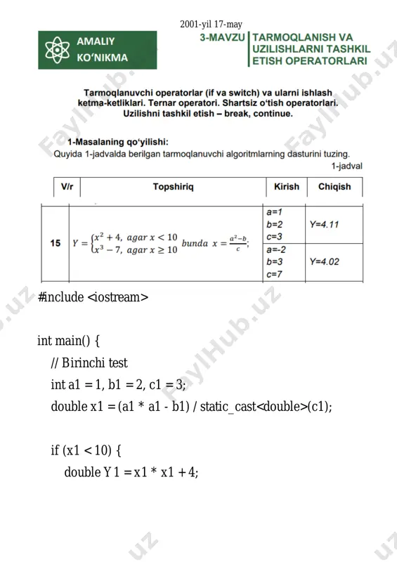 natijalar hisoblovchi dastur - Page 2
