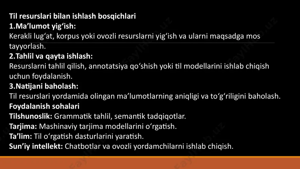 til resurslari bilan ishlash - Page 4