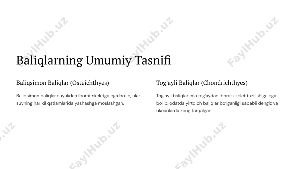 zoogeografiya: baliqlarning geografik tarqalishi - Page 4