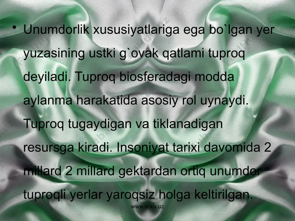 tuproq unumdorligini baholashning tamoyillari - Page 4