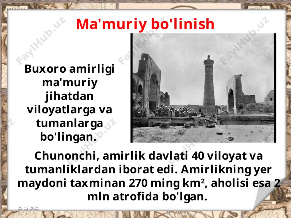 amirlik davlat tuzumi va uning ma'muriy boshqariluvi 8-sinf - Page 4