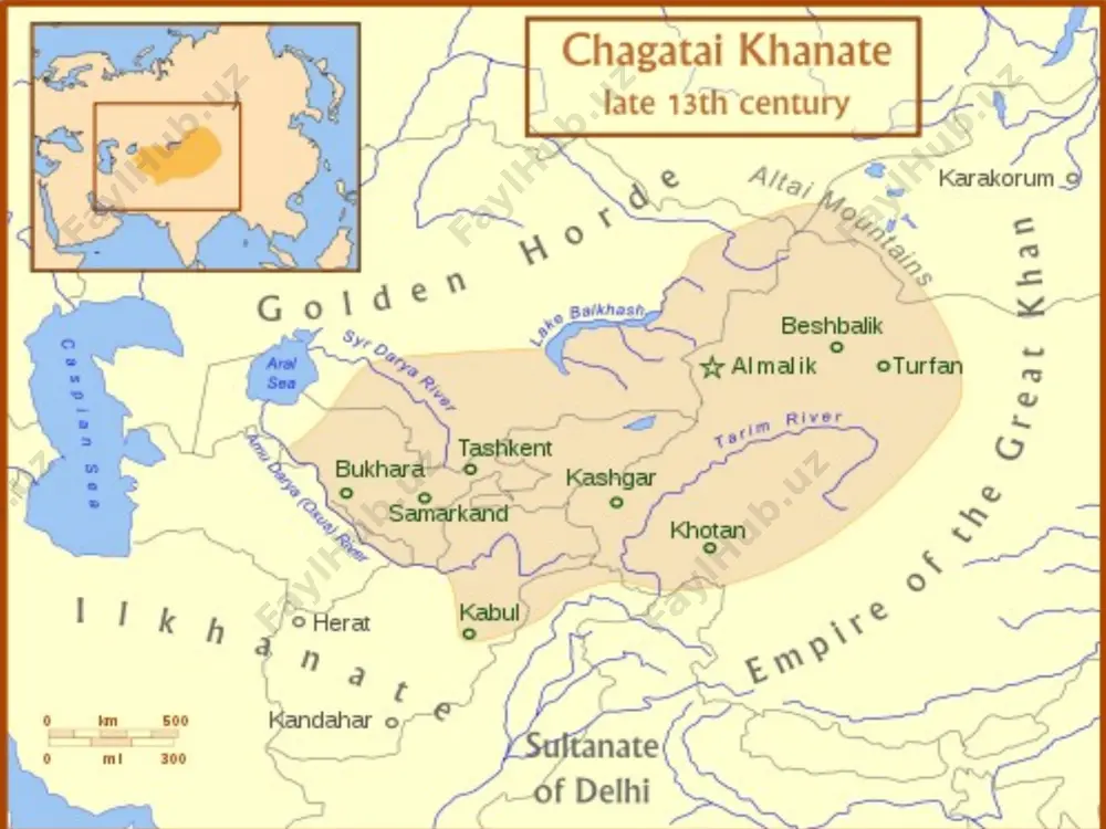 13961447); ulugʻbek (144749); abulqosim bobur (1449—57); shoh mahmud mirzo (1457); abu savd ibn sulton muhammad (1458—69); yodgor mirzo (1470), [[husayn boyqaro (1470— 1506); badiuzzamon ibn sulton husayn (1506—07); muzaffar mirzo (150607). 9 10 registon maydoni xv-xvii bibiхоnim mаsjidi(1399-1404) shоhi zindа аrхitеkturа аnsаmbli ulug`bеk оbsеrvаtоriyasi(1428-1429) samarqand 11 ark qal’asi labi-hovuz majmuasi poyi kalon majmuasi ismoil somoniy maqbarasi buxoro 12 xiva 13 diniy turizm hazrati imom majmuasi 2007 yil 20 fevralda «hazrati imom jamoatchilik jam-g`armasini qo`llab- quvvatlash to`g`risida» maxsus qaror qabul qilindi. mazkur hujjatda haz-rati imom majmuasining tariximiz, ma`naviy hayotimizdagi o`rni va ahamiyatini inobatga olib, uning asl tarixiy qiyofasini tiklash, bu erda keng ko`lamli qurilish-ta` mirlash va obodon-lashtirish ishlarini amalga oshirish, majmua-ning infratuzil- masini har tomonlama rivoj-lantirish bosh maqsad qilib belgilandi. hazrati imom jome` masjidi hovlisida balandligi 52 metrga teng ikkita yirik mi- nora ham qad ko`tardi. shu bilan birga, jami maydoni 10 gektarga yaqin bo`lgan hazrati imom majmuasi oldidan oqib o`tadigan …