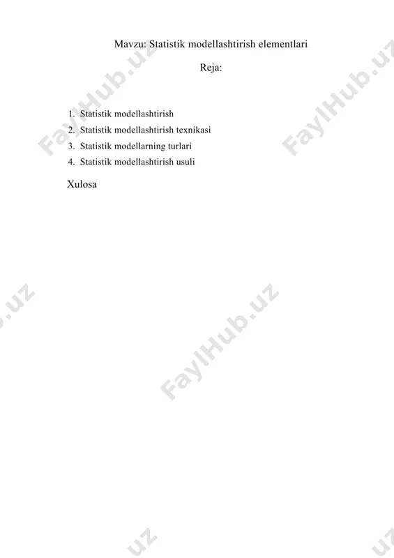 kita asosiy texnika mavjud: logistik regressiya agar qaram o'zgaruvchi ikkilik bo'lsa, logistik regressiya usuli ikkilik o'zgaruvchi va bir yoki bir nechta mustaqil o'zgaruvchilar o'rtasidagi munosabatlarni modellashtirish va bashorat qilish uchun ishlatiladi. diskriminativ tahlil bu erda ikki yoki undan ortiq guruhlar oldingi deb nomlanadi va yangi kuzatuvlar o'lchangan xususiyatlar asosida ma'lum klasterlarga guruhlanadi. x bashorat qiluvchi o'zgaruvchining taqsimoti har bir javob sinfiga alohida modellashtiriladi, so'ngra x qiymatidan kelib chiqqan holda har bir javob sinfining ehtimolini hisoblash uchun bayes teoremasidan foydalaniladi. c) qayta namuna olish ushbu texnikada takroriy namunalar asl ma'lumotlar to'plamidan olinadi va haqiqiy ma'lumotlarga asoslangan noyob tanlab olish taqsimotini yaratadi. namuna olishning noyob taqsimotini yaratish uchun analitik usullardan farqli ravishda eksperimental usullardan foydalanadi. chizilgan namunalar xolis bo'lgani uchun, olingan taxminlar ham xolisdir. qayta namuna olish kontseptsiyasini to'liq tushunish uchun ikkita asosiy tushunchani bilish juda muhimdir: bootstrapping bunda dastlabki namunada almashtirish sifatida tanlanmagan maʼlumotlar namunalari hisobga olinadi. jarayon bir necha marta …