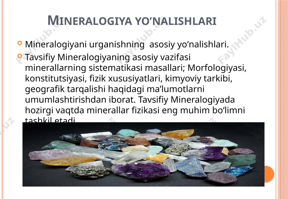 mineralogiya haqida taqdimot - Page 5