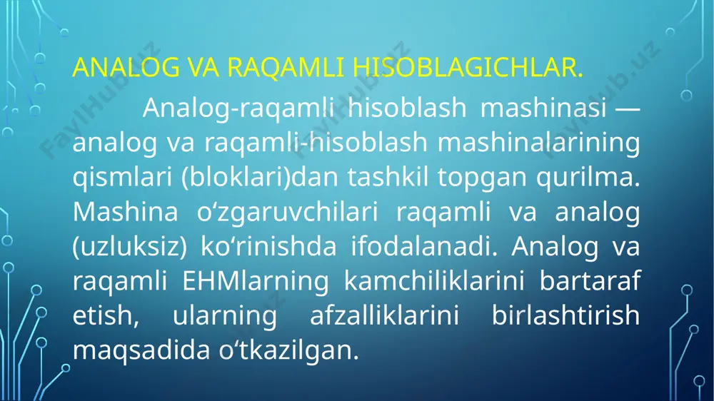 analog va raqamli uzatgichlar - Page 3
