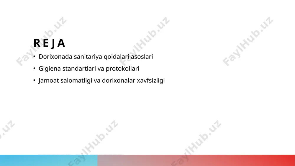'uliyat dorixonalar sanitariya qoidalariga amal qilish orqali ijtimoiy mas'uliyatni bajaradi, jamoat salomatligini himoya qiladi va dorilarni xavfsiz taqdim etadi. dorixonada gigiena standartlari: asosiy talablar va qoidalar. 1 gigiena talablar dorixonada gigiena standartlari, xususan, toza muhitni ta'minlash uchun zarur bo'lgan talablar va qoidalarni o'z ichiga oladi. 2 sanitariya protokollari sanitariya protokollari dorixonada mutaxassislar va mijozlar o'rtasida xavfsizlikni ta'minlaydigan jarayonlar va amaliyotlarni belgilaydi. 3 nazorat va baholash gigiena standartlarini amalga oshirish uchun doimiy nazorat va baholash mexanizmlari muhimdir, bu orqali qoidalarga rioya qilinishini ta'minlash mumkin. sanitariya protokollari: dorixonada toza muhitni qanday saqlash kerak. sanitariya protokollari sanitariya protokollari dorixonada toza muhitni saqlash uchun muhimdir. ular jismoniy va mikrobiologik xavfsizlikni ta'minlaydi, infeksiyalarni oldini oladi. tozalash jarayonlari dorixonada muntazam tozalash jarayonlari amalga oshirilishi zarur. yuzalarni antiseptiklar bilan tozalash va ifloslanishni kamaytirish muhimdir. shaxsiy gigiena dorixona xodimlari shaxsiy gigiena qoidalariga rioya qilishlari lozim. qo'l yuvish, himoya kiyimlarini kiyish, va kasallikdan saqlanish zarur. gigiena va xavfsizlik: jamoat …