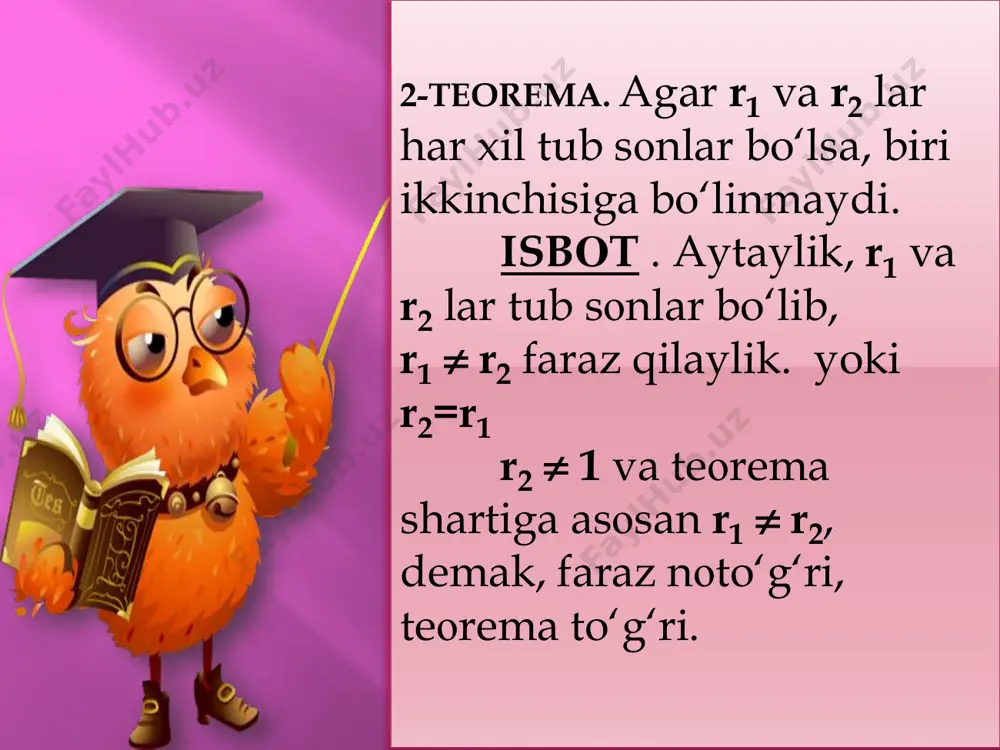 tub va murakkab sonlar. eratosthenes galvir tub sonlar jadvali - Page 5