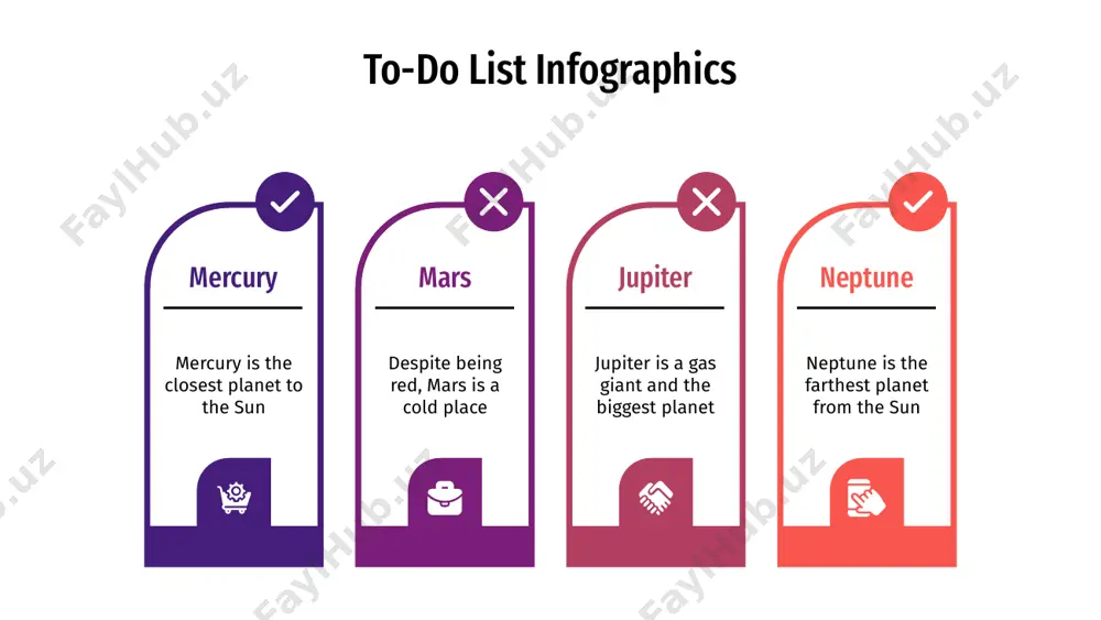 ’s not hot it is a planet to-do list infographics mercury mercury is the smallest planet in the solar system and the closest to the sun neptune neptune is the farthest planet from the sun and a gas giant saturn planet saturn is a gas giant composed mostly of hydrogen and helium mars despite being red, mars is a very cold place full of iron oxide dust to-do list infographics despite being red, mars is a cold place mars jupiter is a gas giant and the biggest planet jupiter neptune is the farthest planet from the sun neptune mercury is the closest planet to the sun mercury to-do list infographics venus venus has a beautiful name and high temperatures mars despite being red, mars is a cold place full of iron oxide saturn saturn is composed of hydrogen and also helium mercury mercury is the smallest planet in the solar …
