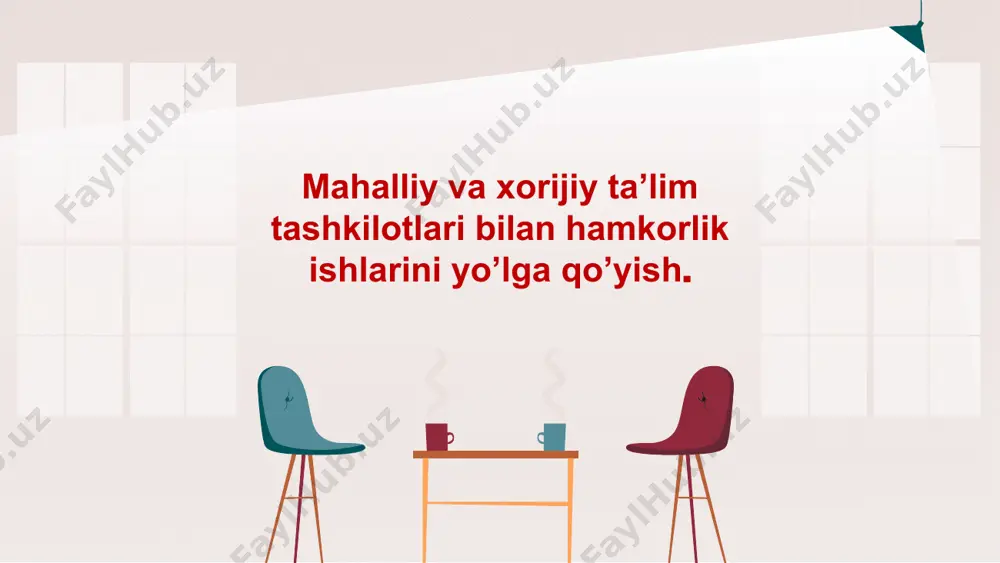 mahalliy va xorijiy ta’lim tashkilotlari bilan hamkorlik ishlarini yo’lga qo’yish - Page 3