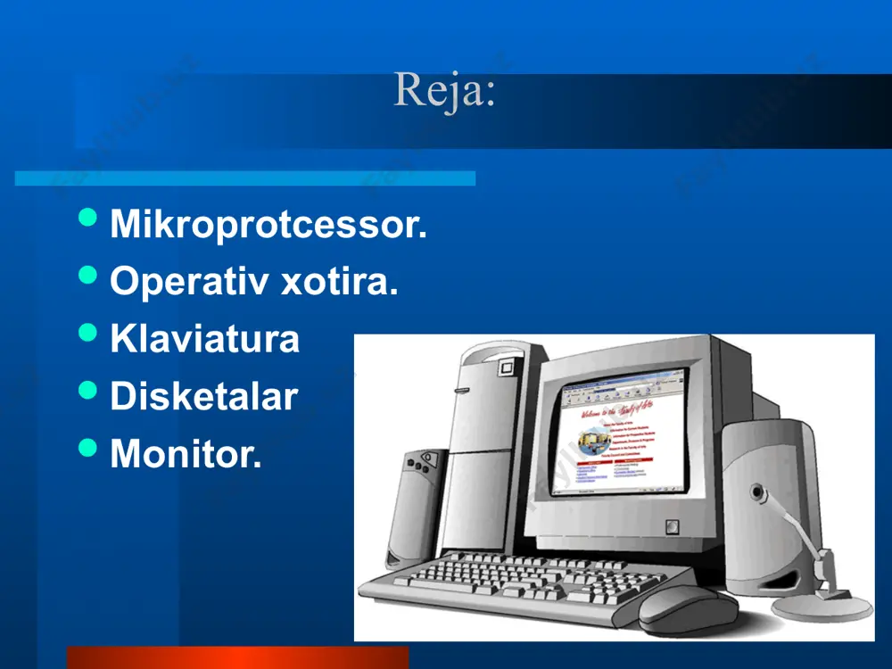 bm pc klaviaturasi foidalanuvchi tomonidan ma`lumotlarni kompyuterga kiritishga mo’ljallangan qurilmadir. tugmachalar soni va joylashishi turli xil kompyuterlarda har xil bo’lishi mumkin,lekin ularning vazifasi o’zgarmaydi. ibm pc klaviaturalari 2 xilda ishlab chiqariladi: kichik - 83 ta va katta - 101 ta tugmachaga ega bo’lgan klaviaturalar. katta klaviatura ishlashga juda qulay. katta harflarni hamda yuqori registrdagi belgilarni kiritish uchun [shift] tugmachasidan foydalanish mumkin. masalan, kichik "a" harfini kiritish uchun "a" tasvirlangan tugmacha bosiladi. katta "a" harfini kiritish uchun [shift] tugmachasini bosgan holda,"a" tugmachasini bosish kerak. [caps lock]-tugmachasi bosh harflarda ishlashni ta`minlaydi. bosh harfli matlarni kiritishda bu juda qulaydir. [caps losk] takror bosilsa, bosh harflarda ishlash rejimi bekor qilinadi. [caps lock] rejimida [shift] tugmachasi kichik harflar rejimini beradi. ibm pc kompyuterlarida boshqa alifboga o’tishni maxsus klaviatura drayverlari (kiritish-chiqarishni boshqaruvchi programmalar)bajaradi. bu programma odatda kompyuter ish boshlash jarayonida qo’yiladi va operativ xotirada joylashgan bo’ladi. bu programmaning vazifasi klaviaturadagi tugmachalar bosilishini qayd qilish va mos …