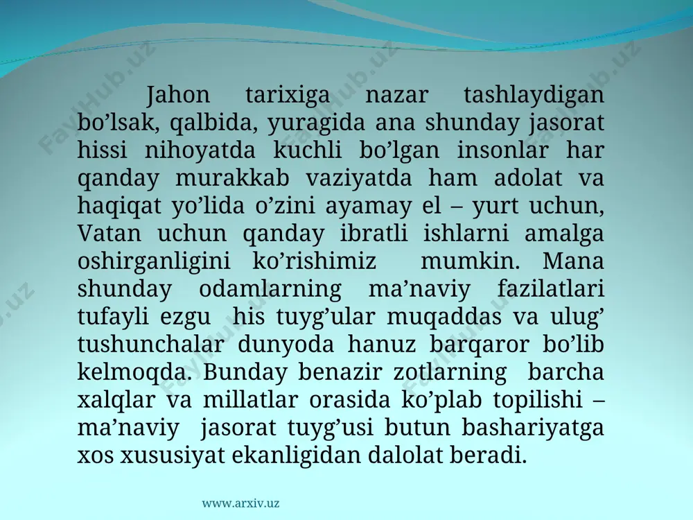 ma’naviy jasorat qahramonlikdir - Page 5