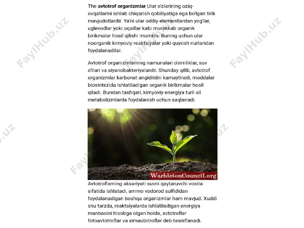tirik organizmlarning oziqlanishi - Page 5